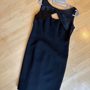 Carmen Mark Valvo Black sleeveless cocktail dress, Med.  CB2025